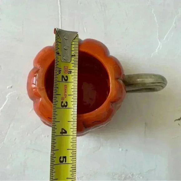 Johanna Parker Transpac Smiling Halloween Pumpkin Mug Halloween Decorations - Picture 7 of 9